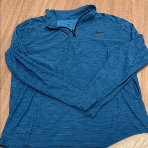 Men’s Nike blue quarter zip
